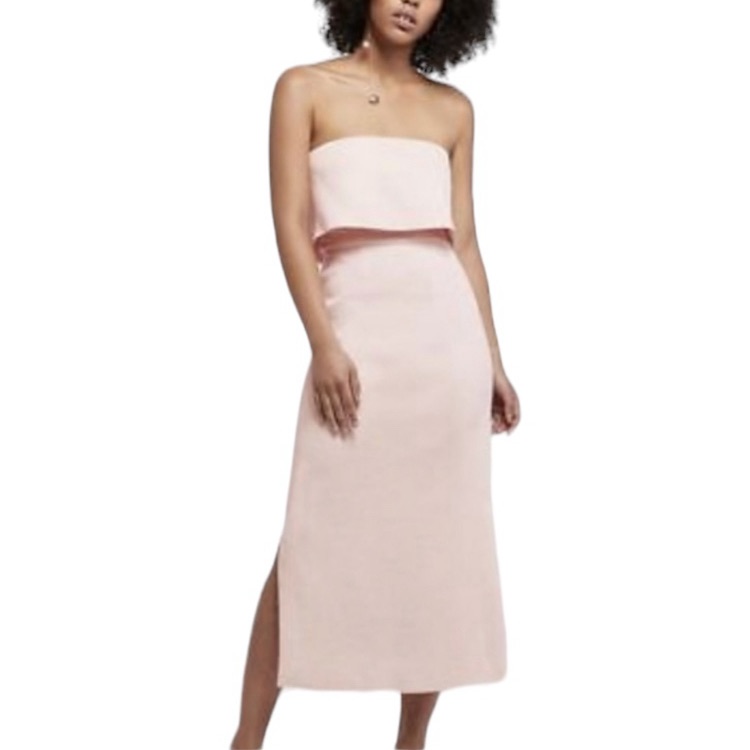 C/Meo Collective Love Like This Strapless Midi Dress Nwt
